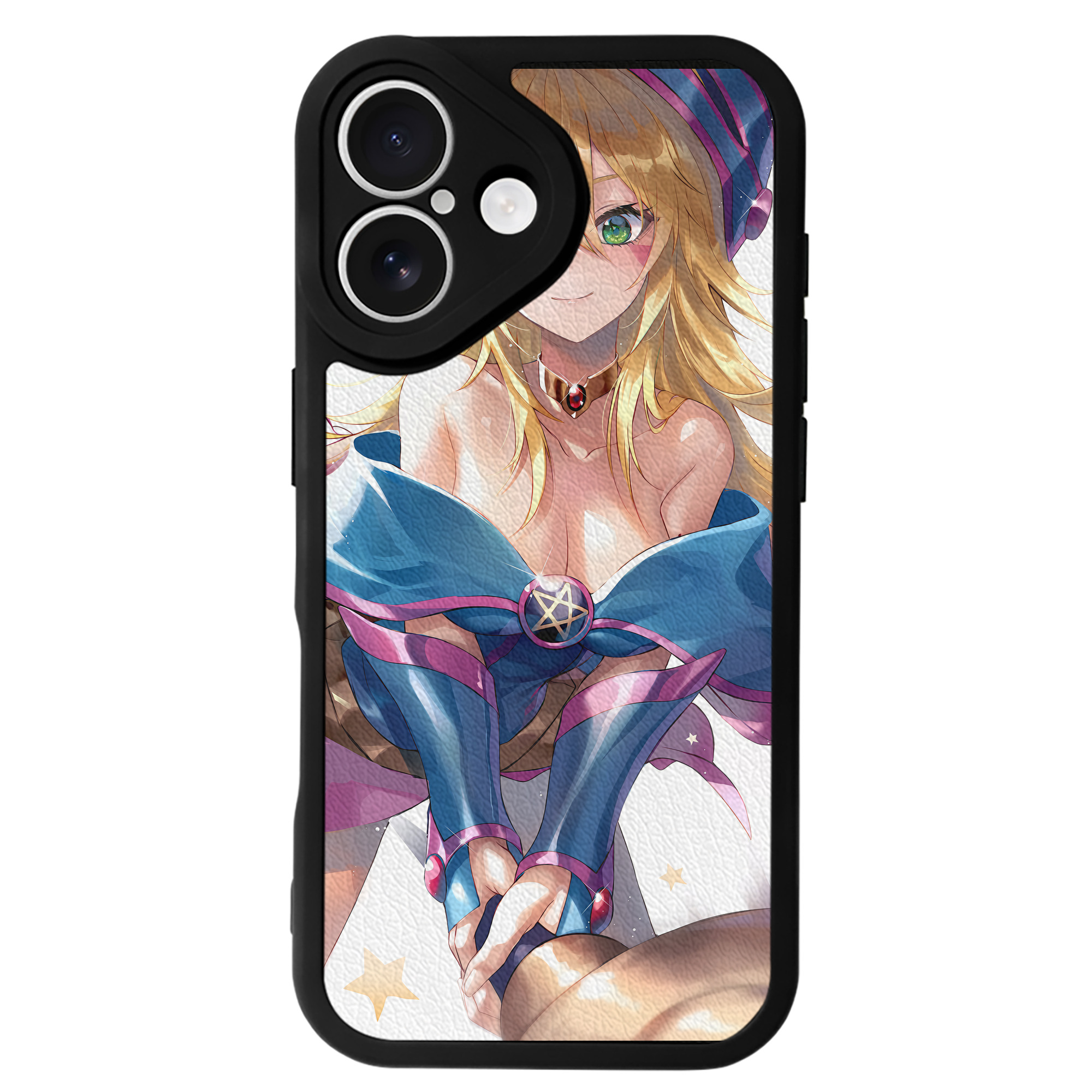 （画像用） 遊☆戯☆王 Yu-Gi-Oh! 【iPhone 16シリーズ対応】シリコンスマホケース（レザー調） 材質：シリコン